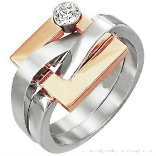 New Fashion Design Stainless Steel 316L Ring Jewelry